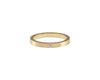 2mm ribbon ring with diamond la 5g